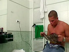 Huge boobs mother inlaw pleases him