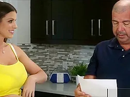 Angry Dad watches Daughter suck cocks