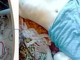 My step sister did me a massage until she saw my dick. CUM twice