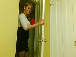 Big Sister in law blowjob and handjob