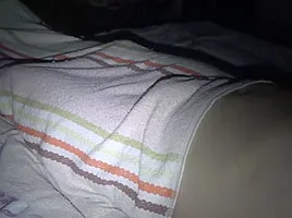 The lonely sleepping guy seduced by his playfull step-sister