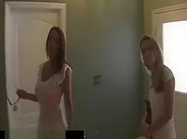 Naughty niece caught by mom