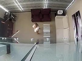 Naughty Step Son Spies On Pretty Stepmother Having A Shower & Fucks Her