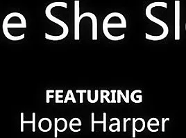 Hope Harper fucked hard near sleepy sister