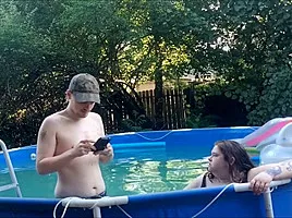 Swimming turns into more then she can handle