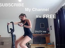 Fuck and Creampie Sister bike gym