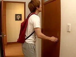 Japanese schoolgirl-sex with younger stepsister who likes masturbation 01