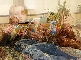 Slideshow with Finnish Captions: Mom Lena 4