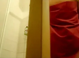 My step mother 42 spied in the bathroom