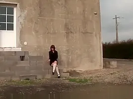 Amateur French Schoolgirl Fucked Hard