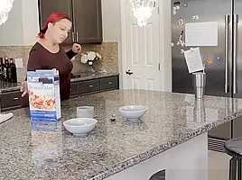 Cara May seduces Quinton James to slide his dick in her pussy for deeply hard penetrating