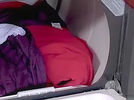 Daddy fucks me in the laundry machine- Miranda Miller