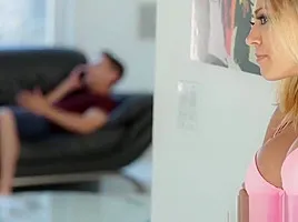 fucking my new stepmom in front of my dad