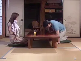 Lonely Mother And Son