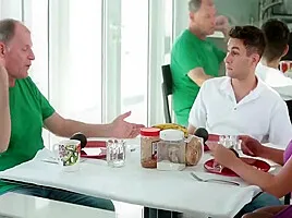 Mom teaches sex to son