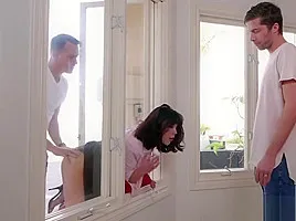 Olivia's fucking daddy while he drives hot associate's