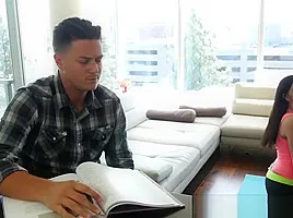 Screaming stepsister hardfucked after blowjob