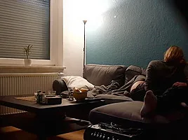 Secret Camera - Netflix and Chill - Sister with Boyfriend - Voyeur - 4K