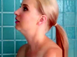 Blonde MILF Stepmom Alice Chambers Fucked By Stepson In Bathroom After Mistaking Him For His Dad