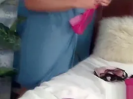 Blonde stepmom cant resist fucking her step son