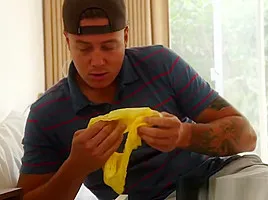 Cum tasting stepsister groped and hardfucked