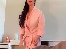 Hot and nasty stepsister blows and swallows brothers cum