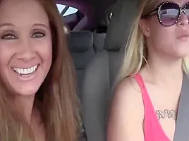 Mom and daughter suck and fuck stepdads dick