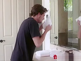 Russian Mail Order Bride Sucks & Fucks Her Stepson's Hard Cock