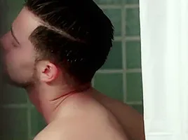 Stepmom waits for Son in the Shower