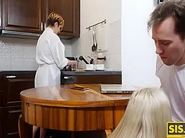 SIS.PORN. Chick agrees to suck and be drilled as she finds out stepbrother