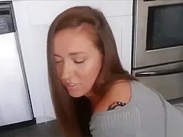 Fucking My Step Sister Maddy Oreilly From Behind While She Cleans Kitchen