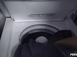 My Milf Stepmom Quinn Waters Sucking On My Huge Cock When I Did Chores