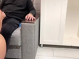 Step Mom Saw Step Son Jerking Off On Porn And Sucked