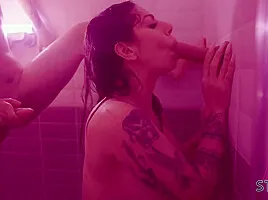 Milf And Step Daughter Having Sex In The Shower In Front Of Me