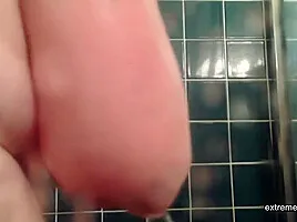 Plump Stepmom Spied Up Close