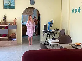 Amateur Naughty Stepdaughter Hid In The Fridge And Got Ass Fuck From Step Daddy While Watch Tv 11 Min