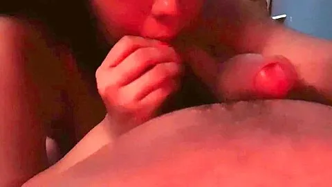 Step-mom Influence Gram Gives Blowjob To Her Step-sons Cock